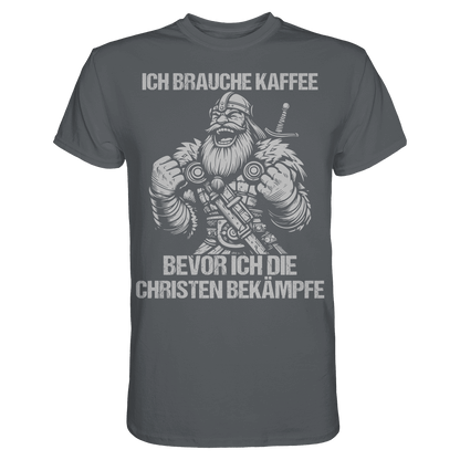 Ich brauche Kaffee  - Premium Shirt