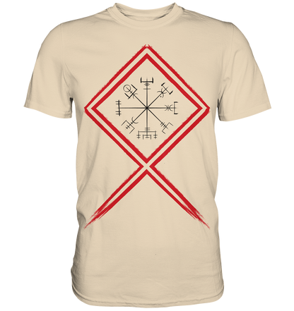 Vegvisir Othala-Rune - Wikinger T-Shirt Männer Nordische Mythologie Premium