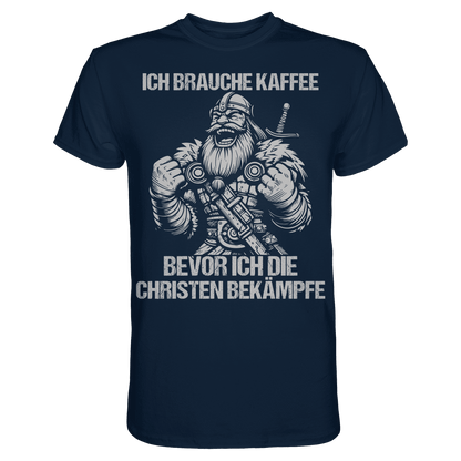 Ich brauche Kaffee  - Premium Shirt