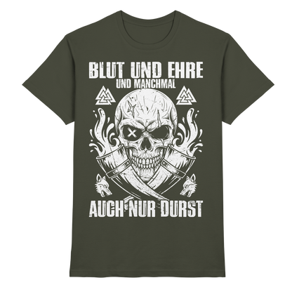 BLUT UND EHRE - Wikinger T-Shirt Männer Premium Krieger