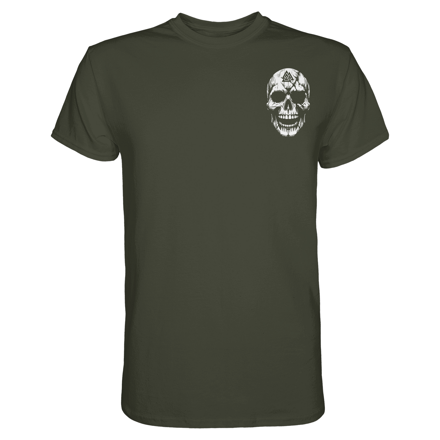 Viking Compass Skull - Mystisches Totenkopf Premium Shirt
