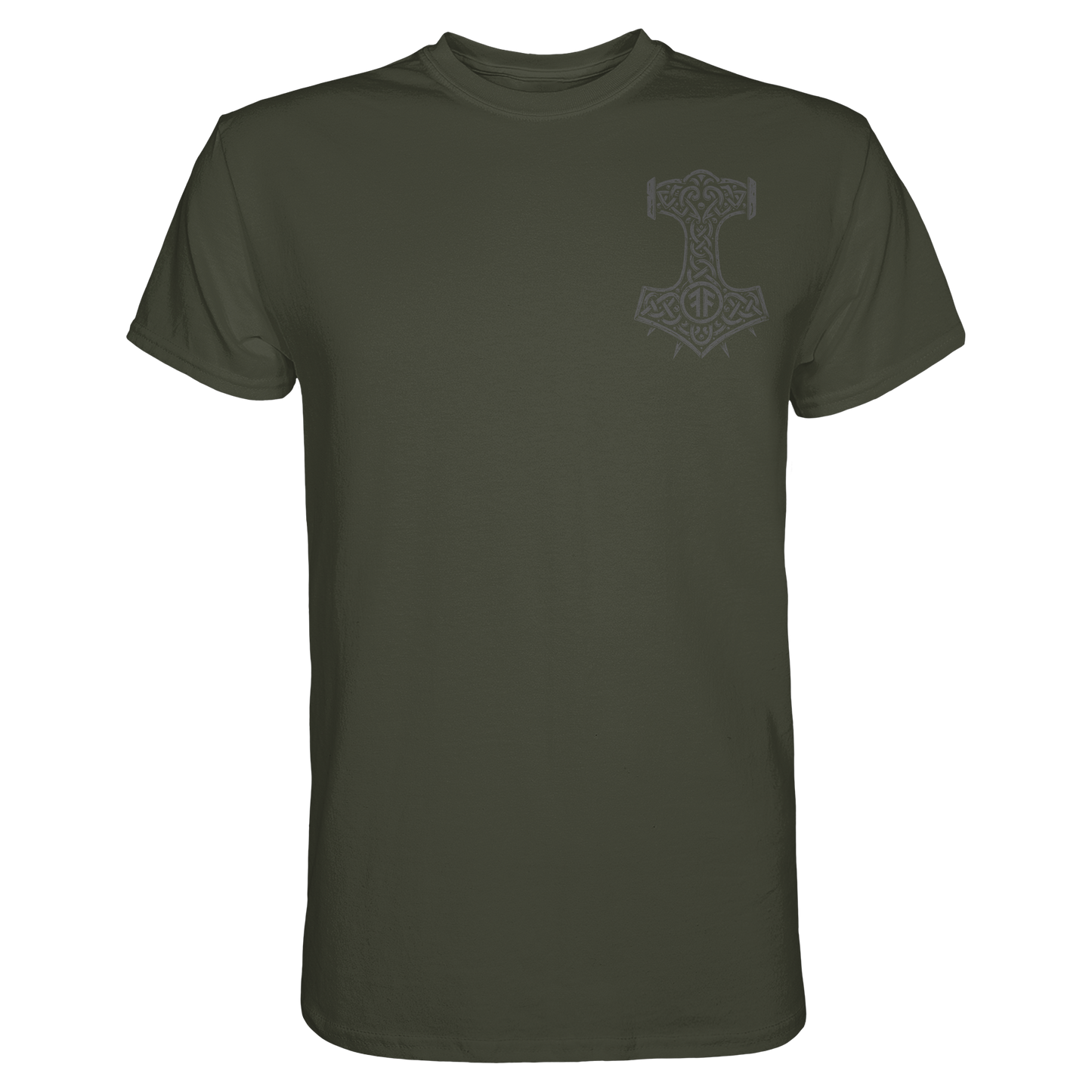 GÖTTER FÜHREN KRIEGER - Wikinger T-Shirt Männer Odin Premium