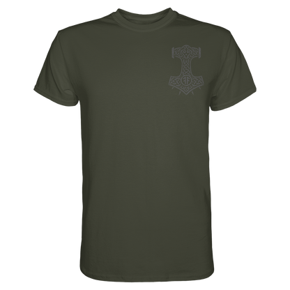 GÖTTER FÜHREN KRIEGER - Wikinger T-Shirt Männer Odin Premium