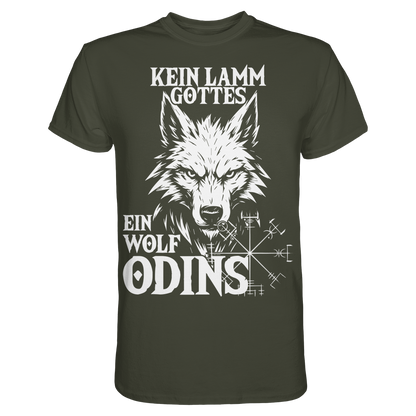 Wolf Odins - Wikinger T-Shirt Männer Premium