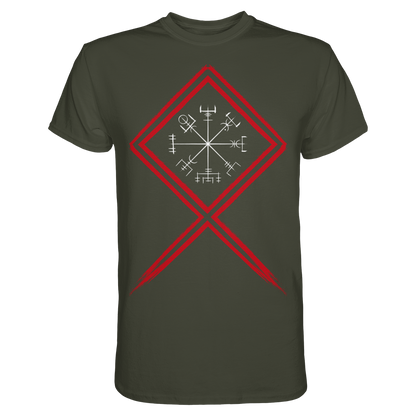 Vegvisir Othala-Rune - Wikinger T-Shirt Männer Nordische Mythologie Premium
