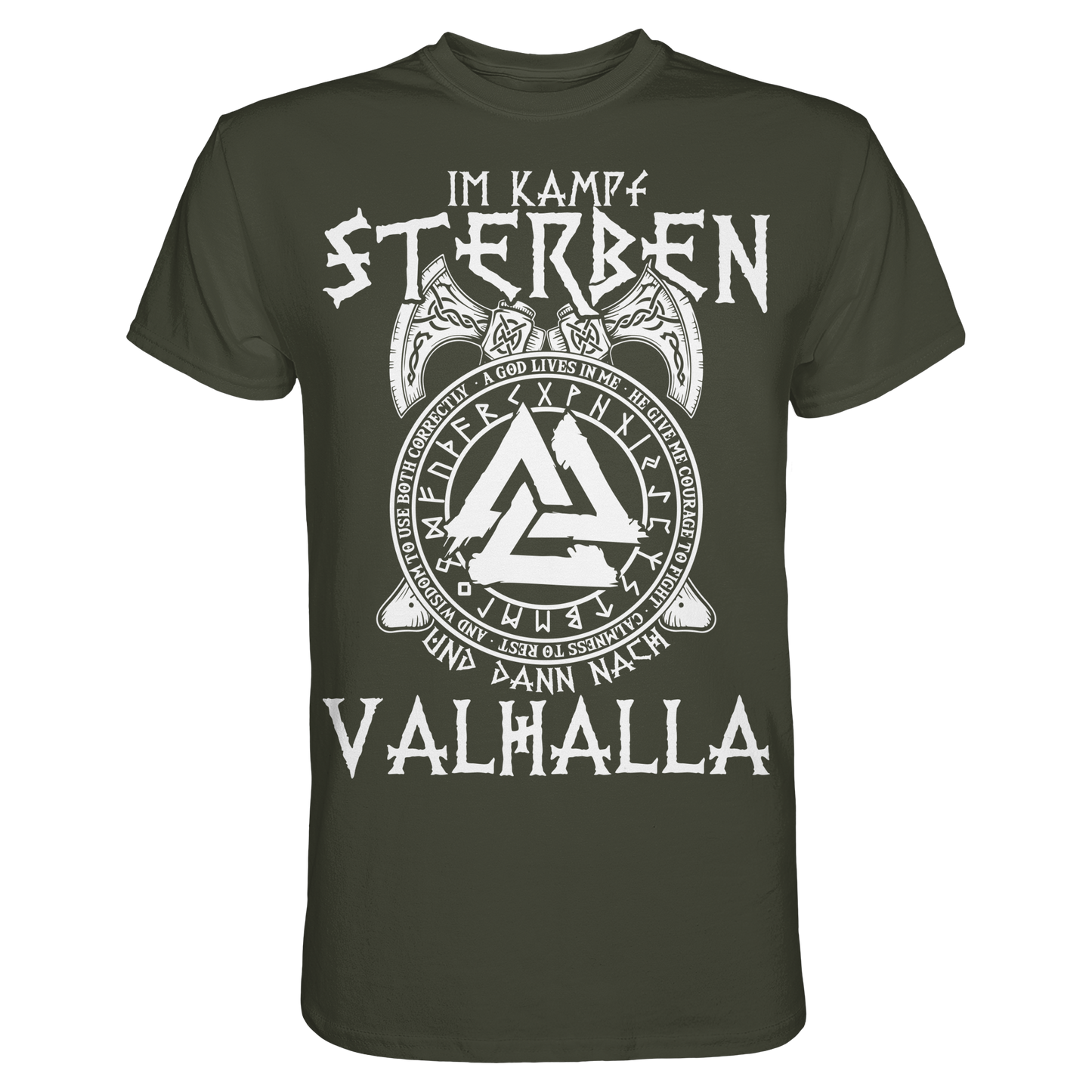 Auf nach Valhalla - Wikinger T-Shirt Männer Premium