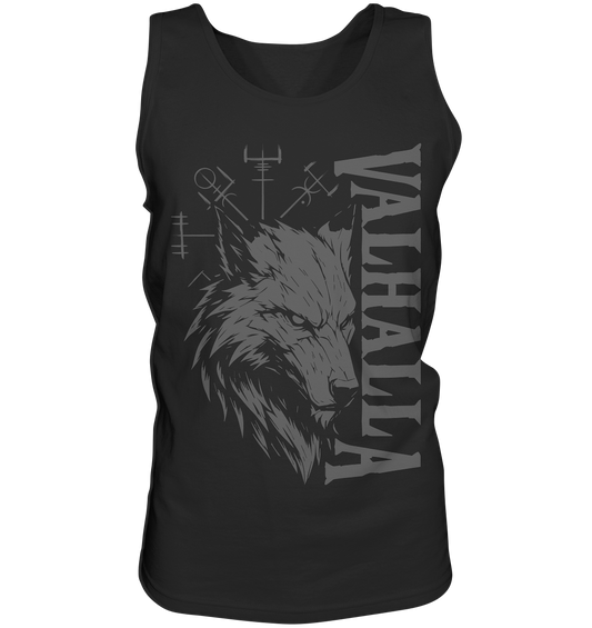 Walhalla Wolf Odins Runen - Wikinger Tank-Top Männer Nordischer Kompass