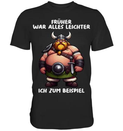 Früher war alles leichter - Herren Shirt - Donnerwolf