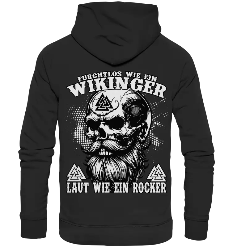 Furchtloser Wikinger - Organic Basic Hoodie - Donnerwolf