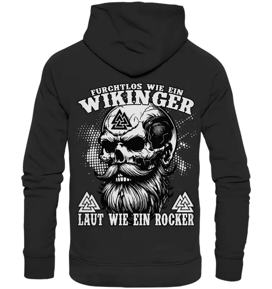 Furchtloser Wikinger - Organic Basic Hoodie - Donnerwolf