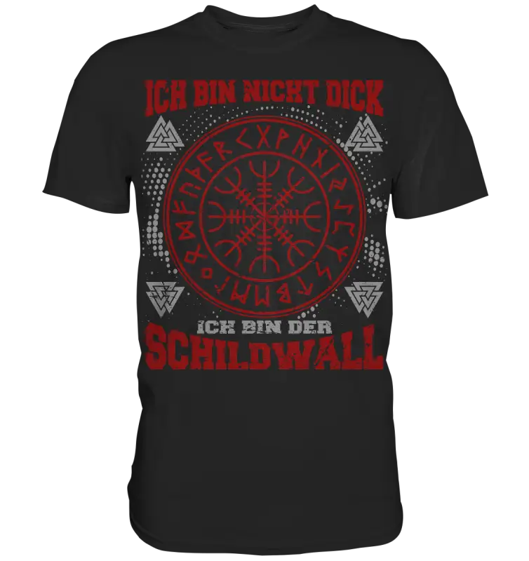 Ich bin der Schildwall - Premium Shirt - Donnerwolf