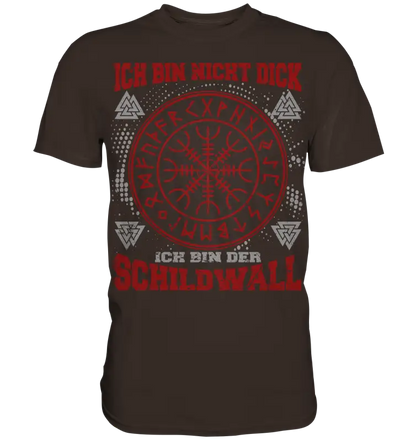 Ich bin der Schildwall - Premium Shirt - Donnerwolf
