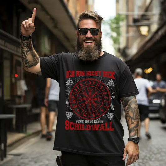 Ich bin der Schildwall - Premium Shirt - Donnerwolf
