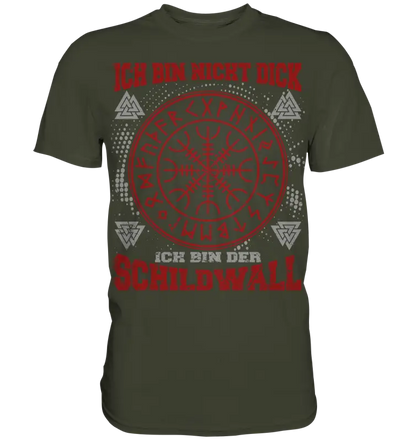 Ich bin der Schildwall - Premium Shirt - Donnerwolf