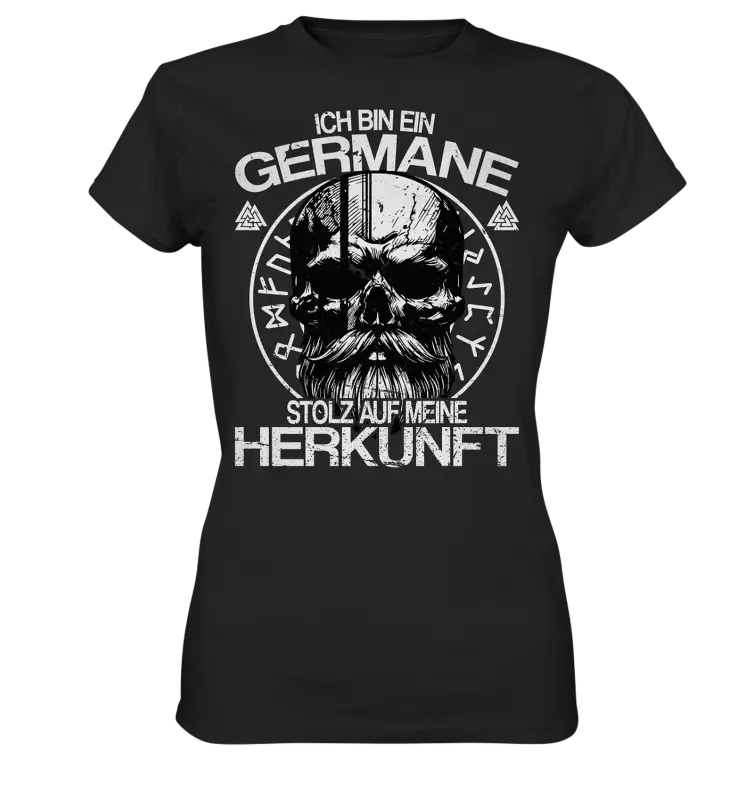Ich bin ein Germane - Damen Premium Shirt - Donnerwolf