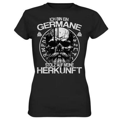 Ich bin ein Germane - Damen Premium Shirt - Donnerwolf
