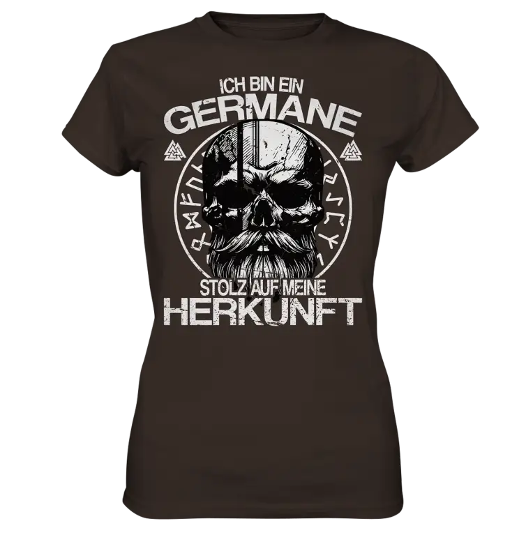 Ich bin ein Germane - Damen Premium Shirt - Donnerwolf