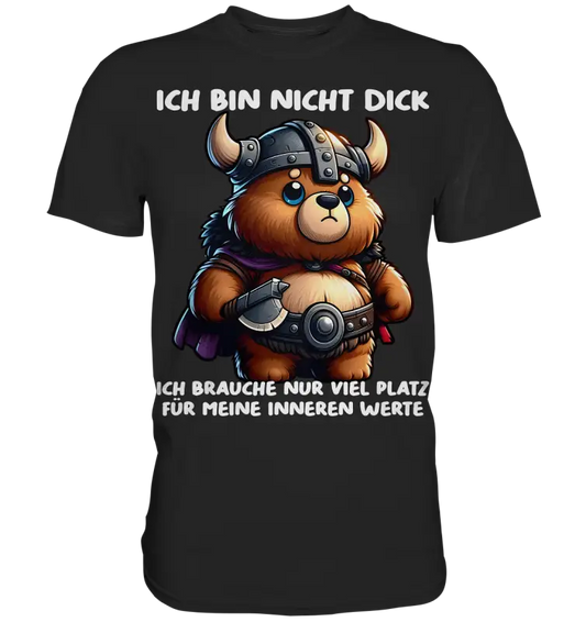 Ich bin nicht Dick - Herren Shirt - Donnerwolf