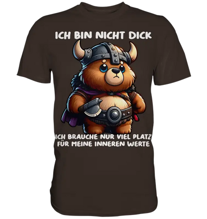 Ich bin nicht Dick - Herren Shirt - Donnerwolf