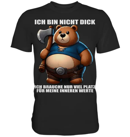Ich bin nicht Dick - Premium Shirt - Donnerwolf