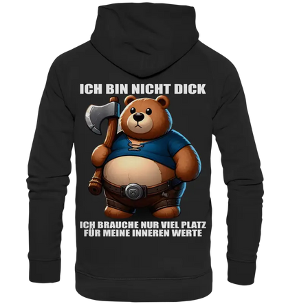 Ich bin nicht Dick - Unisex Hoodie - Donnerwolf