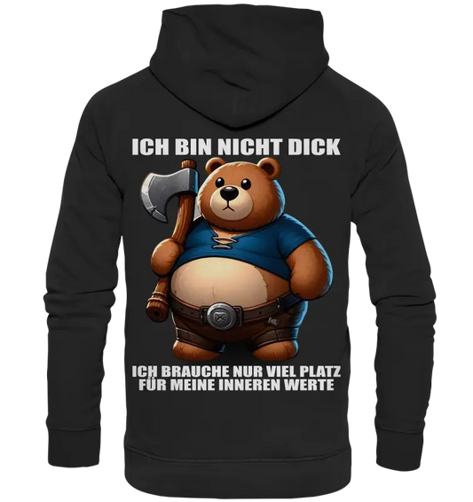 Ich bin nicht Dick - Unisex Hoodie - Donnerwolf