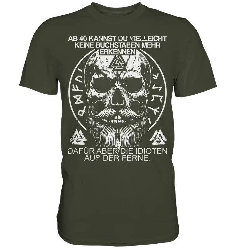 Idioten aus der Ferne - Premium Shirt - Donnerwolf