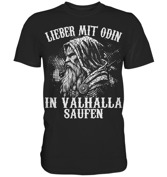Lieber mit Odin - Herren Shirt - Black / XS - Unisex-Shirts