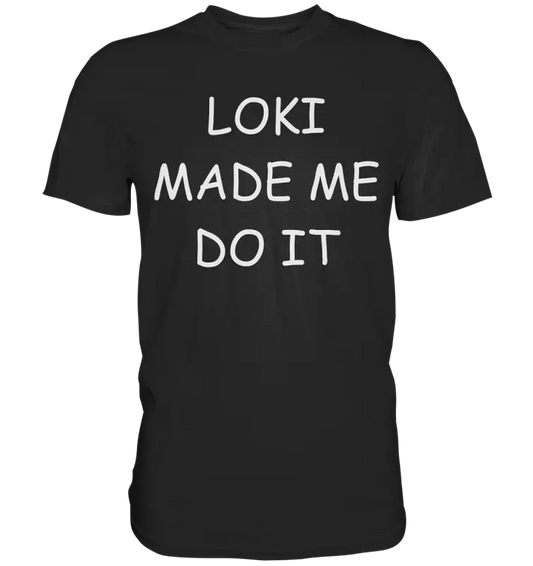 Loki - Herren Shirt - Black / XS - Unisex-Shirts