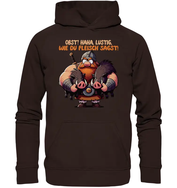 Lustig wie du Fleisch sagst  - Unisex Hoodie - Donnerwolf