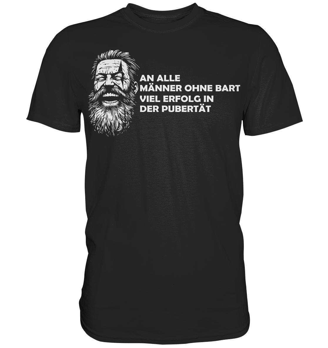 Männer ohne Bart - Herren Shirt - Black / XS - Unisex-Shirts
