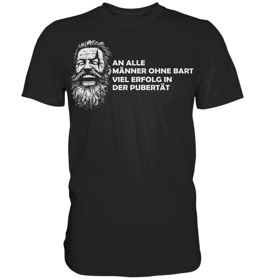 Männer ohne Bart - Herren Shirt - Black / XS - Unisex-Shirts