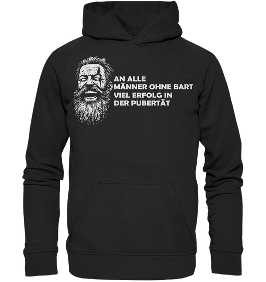 Männer ohne Bart - Unisex Hoodie - Deep Black / XS - Hoodies