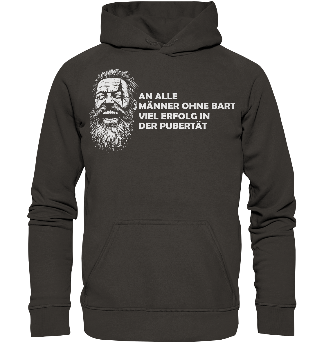Männer ohne Bart - Unisex Hoodie - Storm Grey (Solid) / XS - Hoodies