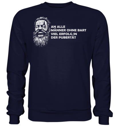 Männer ohne Bart - Unisex Sweatshirt - Oxford Navy / XS - Sweatshirts