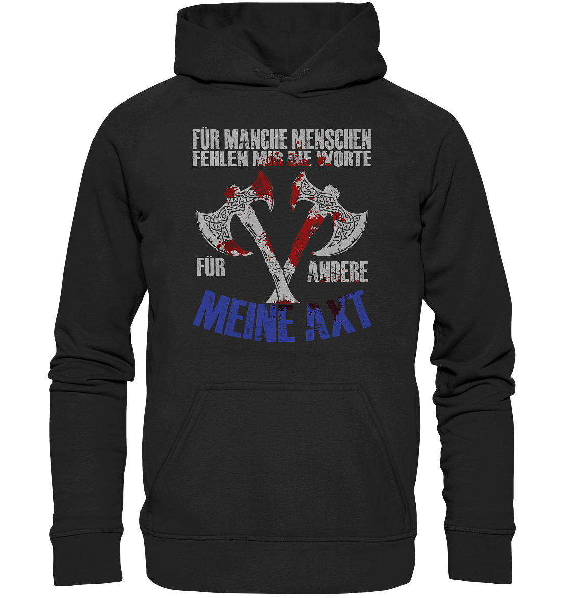 Meine Axt - Unisex Hoodie - Deep Black / XS - Hoodies