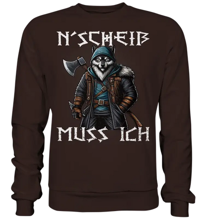 N´Scheiß - Basic Sweatshirt - Donnerwolf