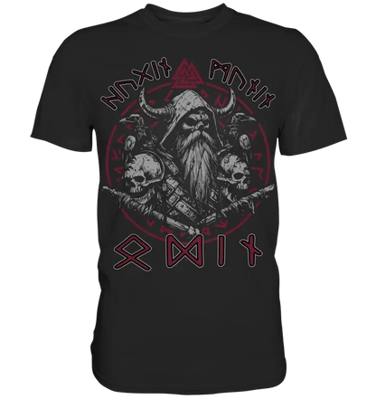 Odin Hugin Munin - Herren Shirt - Black / XS - Unisex-Shirts