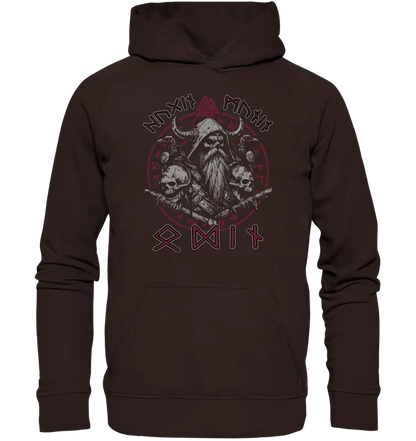 Odin Hugin Munin - Unisex Hoodie - Hot Chocolate / XS - Hoodies