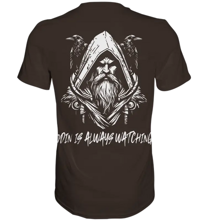 Odin is Always watching Männer Shirt Premium Qualität & Beidseitiger Druck - Unisex-Shirts
