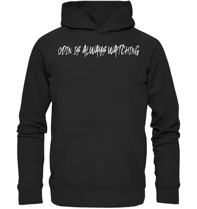 Odin is Always watching - Unisex Hoodie & Beidseitiger Druck - Deep Black / XS - Hoodies