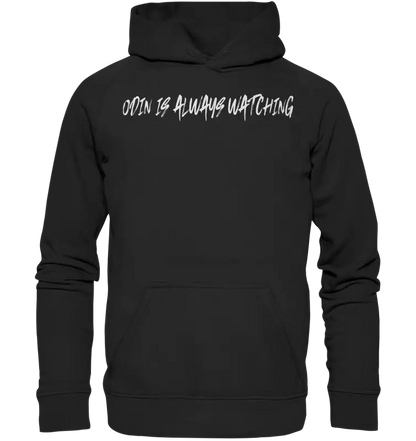 Odin is Always watching - Unisex Hoodie & Beidseitiger Druck - Deep Black / XS - Hoodies