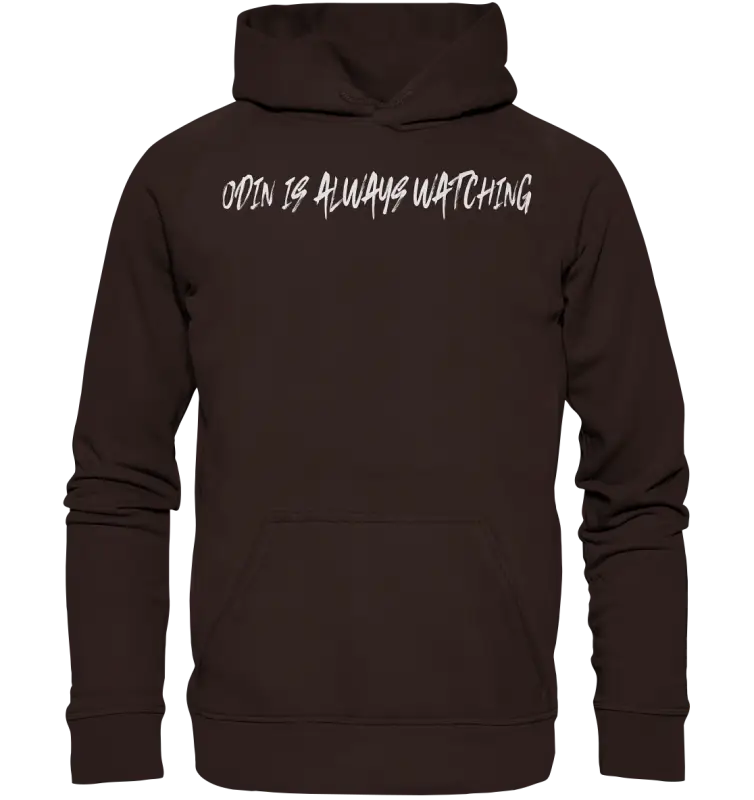 Odin is Always watching - Unisex Hoodie & Beidseitiger Druck - Hot Chocolate / XS - Hoodies