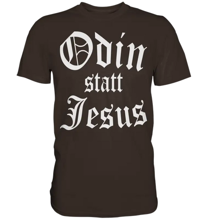 Odin statt Jesus  - Wikinger Shirt - Donnerwolf