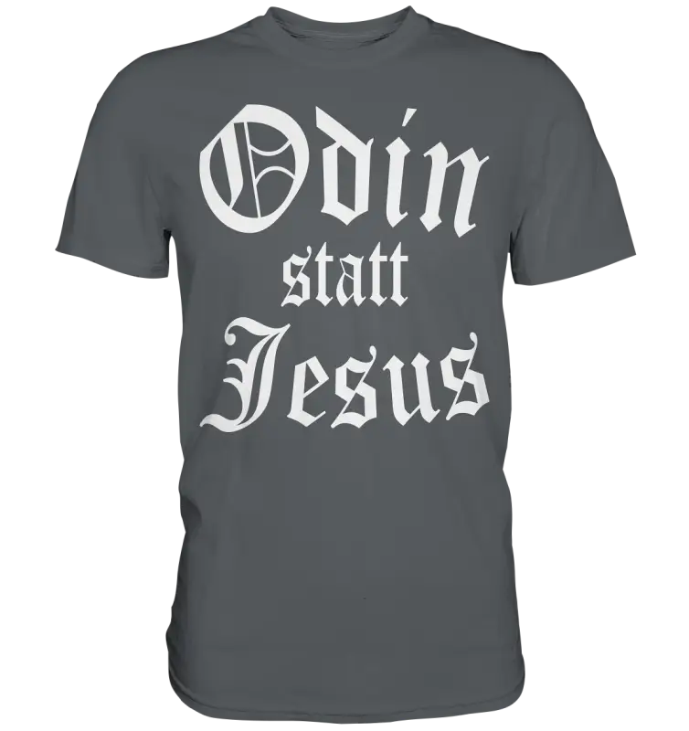 Odin statt Jesus  - Wikinger Shirt - Donnerwolf