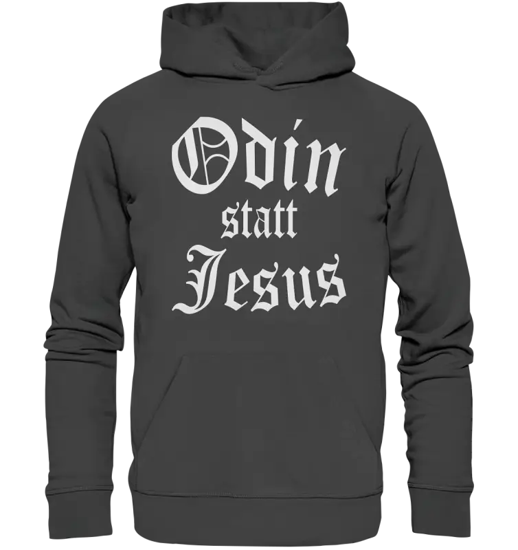 Odin statt Jesus  - Wikinger Hoodie - Donnerwolf