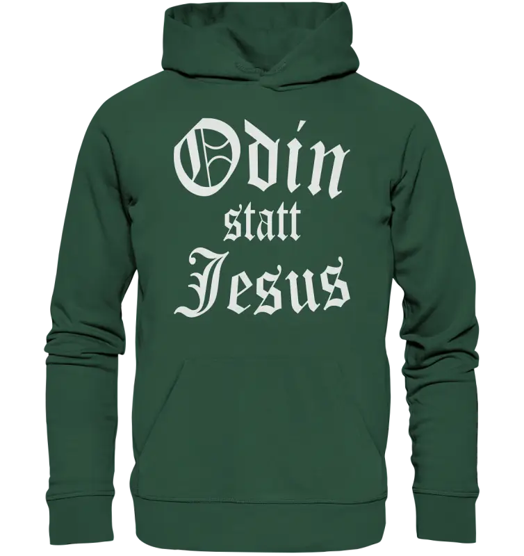 Odin statt Jesus  - Wikinger Hoodie - Donnerwolf