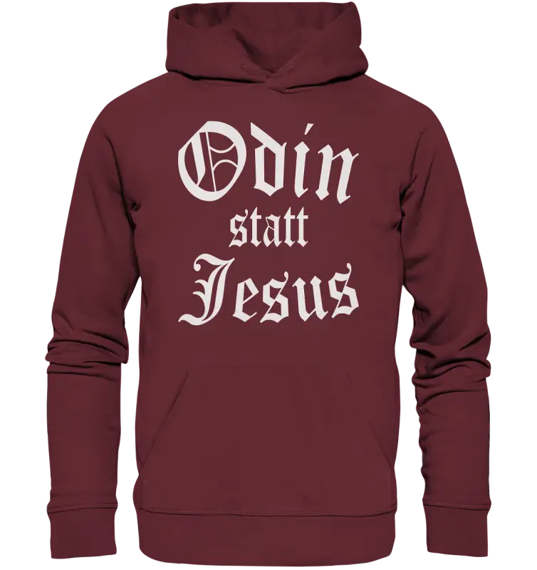 Odin statt Jesus  - Wikinger Hoodie - Donnerwolf