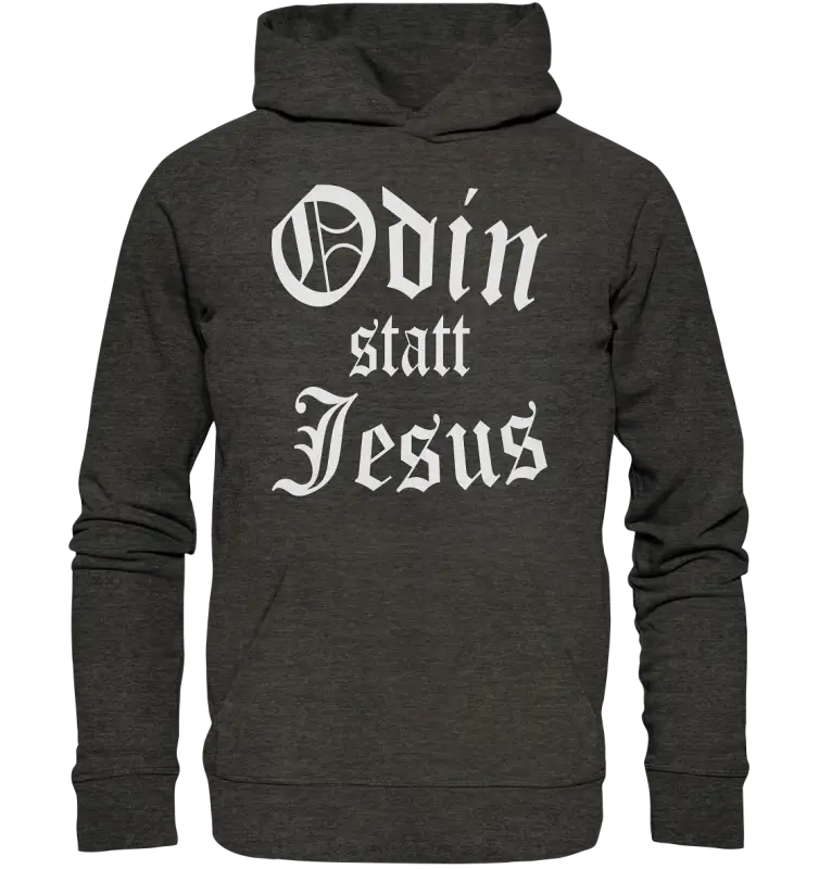 Odin statt Jesus  - Wikinger Hoodie - Donnerwolf