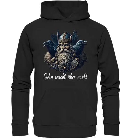 Odin wacht über mich  - Organic Basic Hoodie - Donnerwolf